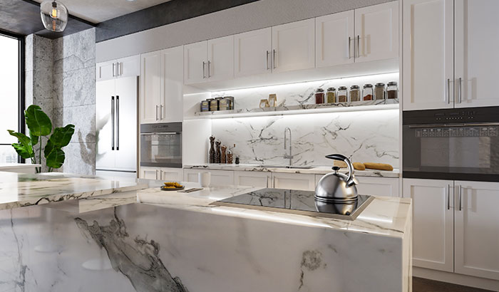 How to Choose a Kitchen Countertop That Shows The Least Amount of Dirt